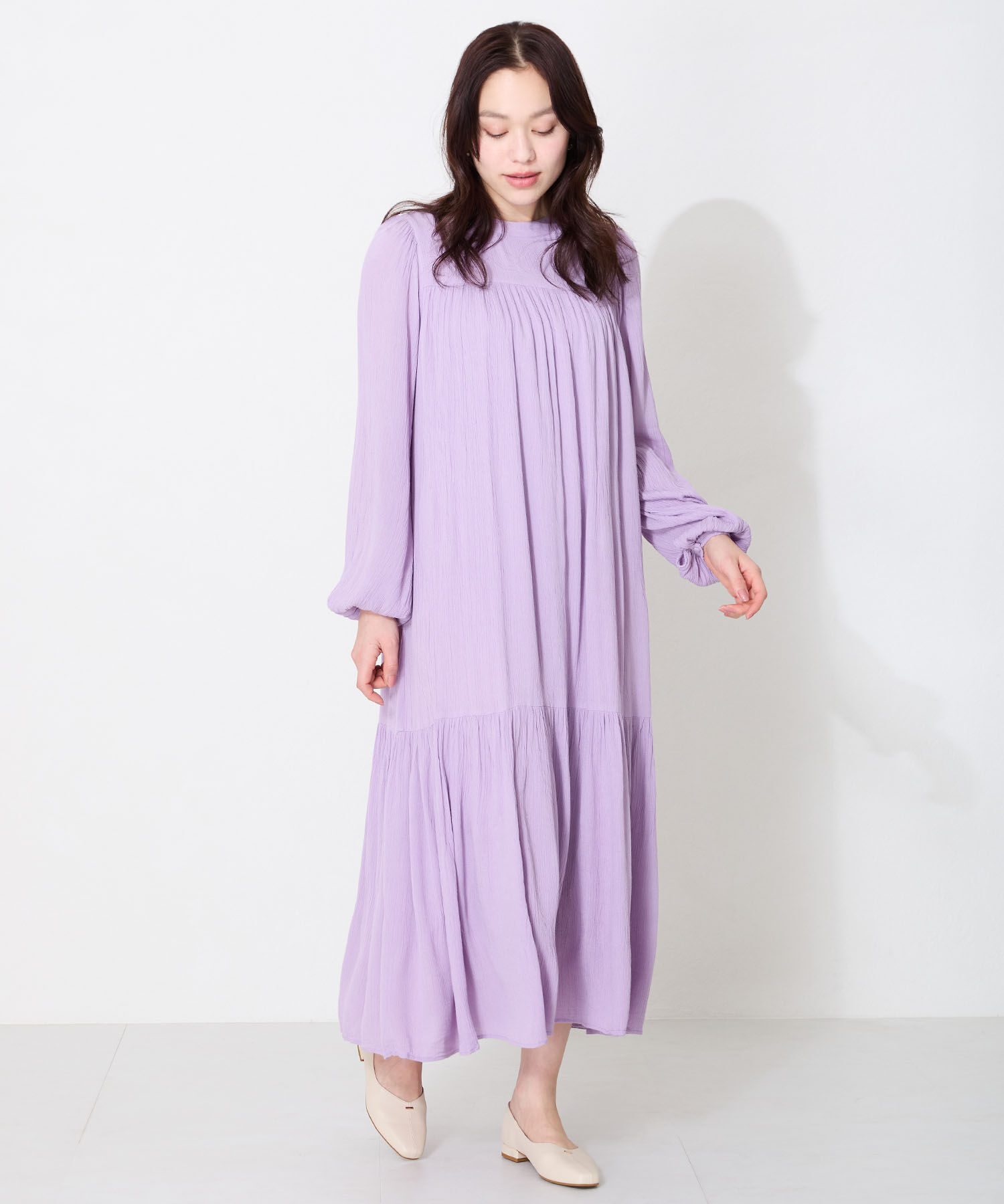 ORiental TRaffic「ゴールドパーツ Vカット バブーシュ /51112 パンプス 通勤靴 柔らかい」|パンプス|