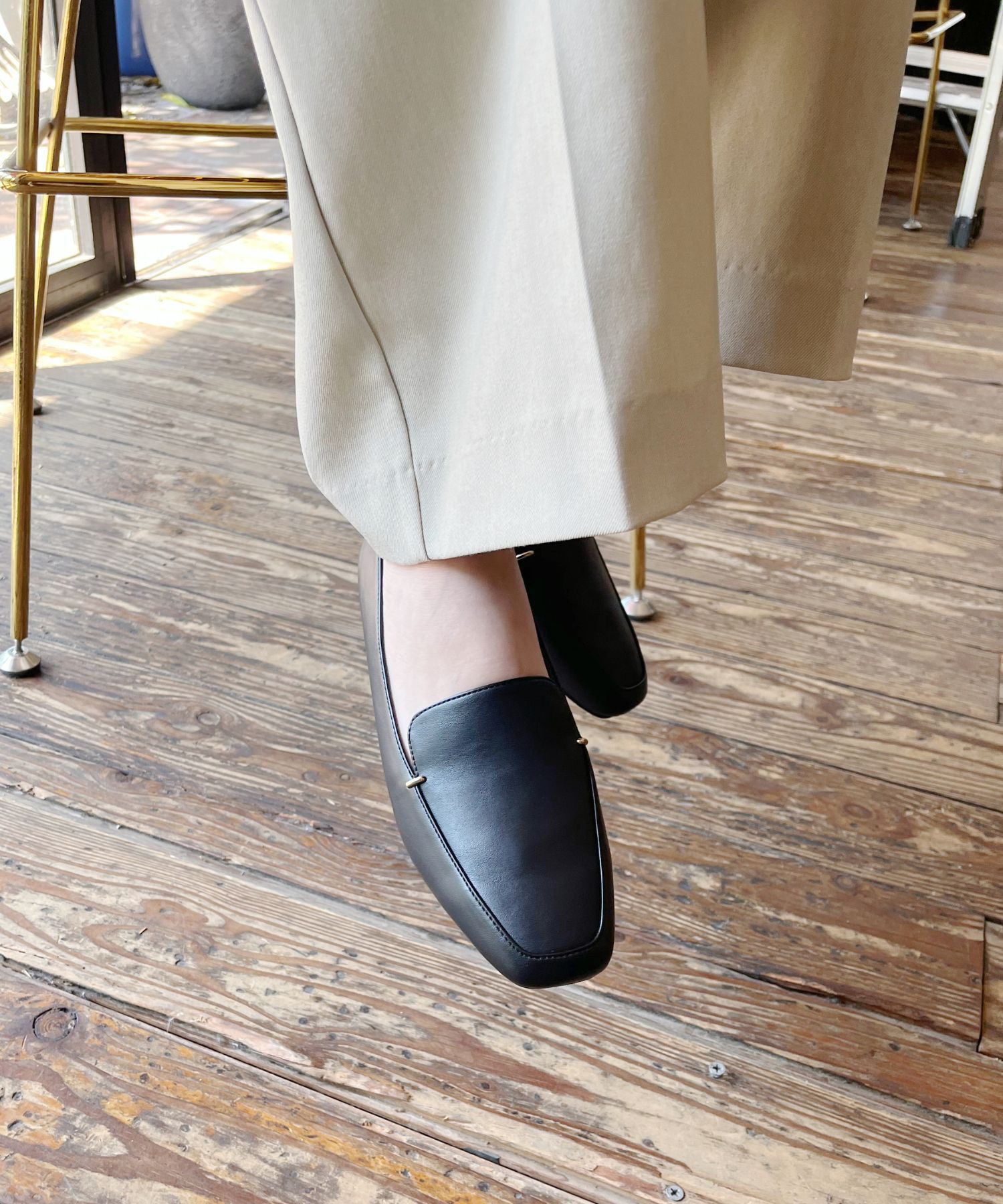 WA Oriental TRaffic「【WEB限定】メタルアクセント オペラシューズ /R-4011 パンプス フラット オペラパンプス 」|パンプス|