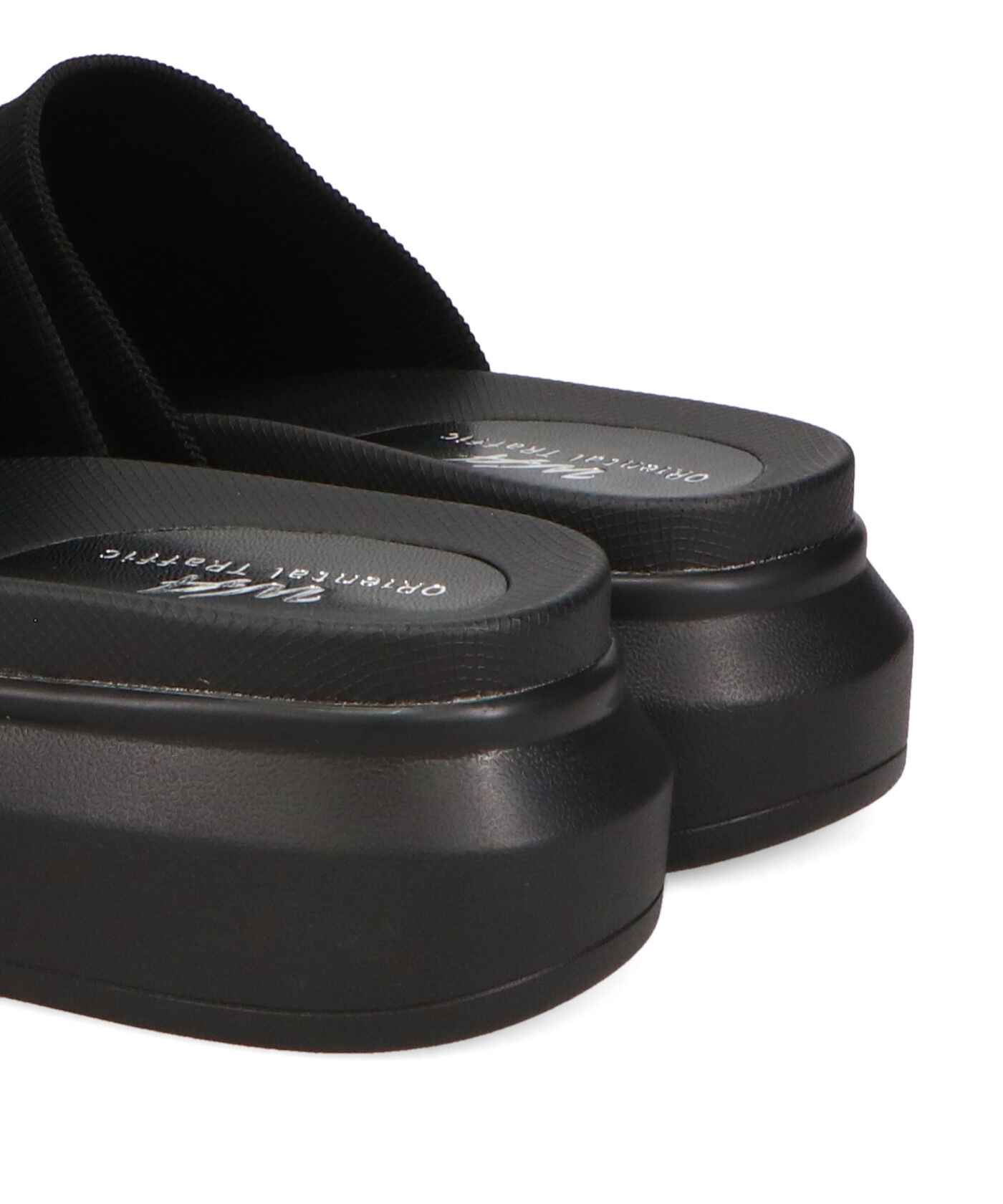 WA Oriental TRaffic「●2025春夏新作●厚底ニットミュールサンダル/52215 サンダル 厚底 ニット ミュール 人気 トレンド」|サンダル|