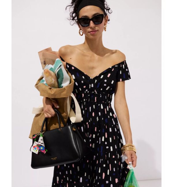 kate spade new york「フレッシュ ピックス フラワー ブーケ バッグ チャーム」|チャーム・キーホルダー|