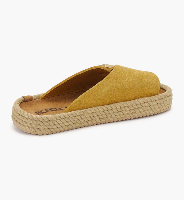 BOHONOMAD「【BOHONOMAD】カサブランカ/マスタード ベロアレザー/サンダル メンズ レディース」|サンダル|