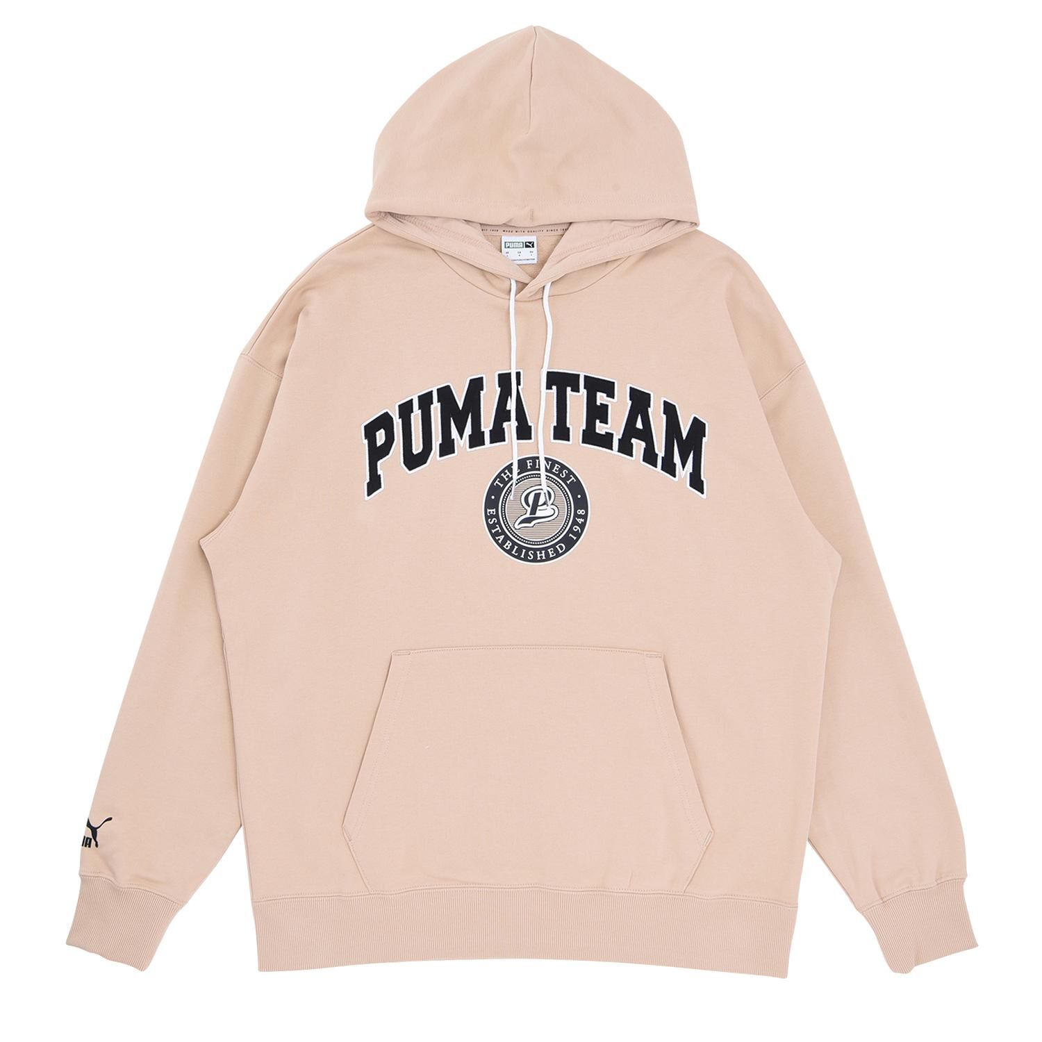 PUMA「【PUMA ｳｪｱ】M TEAM HOODIE TR」|ポロシャツ|ベージュ
