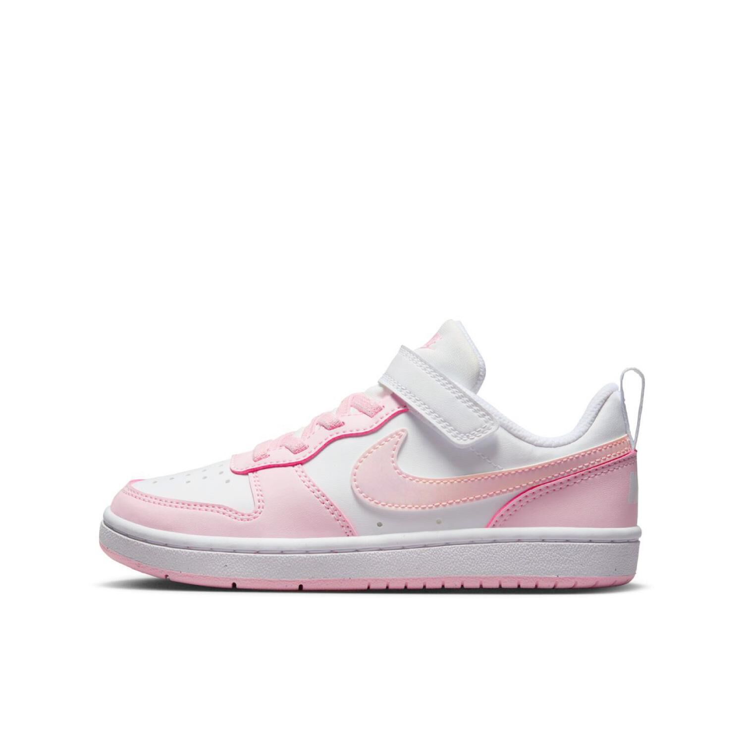 NIKE「【NIKE】17-22(H)COURT BOROUGH LOW (PS)」|スニーカー|ホワイト