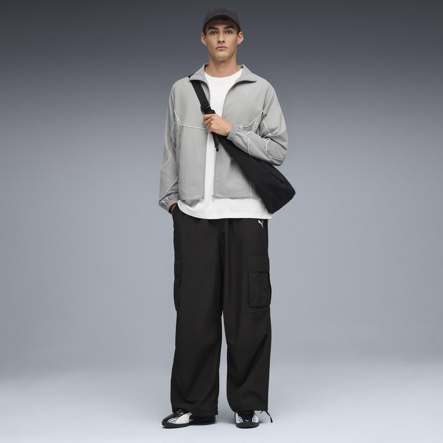 PUMA「【PUMA ｳｪｱ】M PUMATECH-X TRACK JACKET WV」|ポロシャツ|