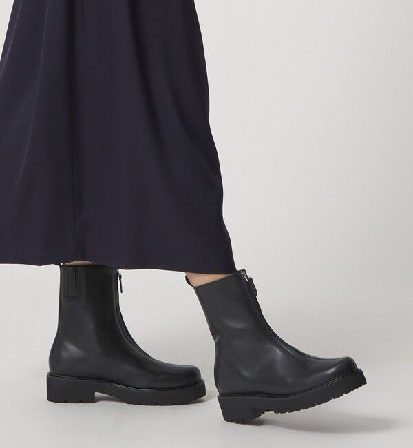 ODETTE E ODILE「センターメタルジップ ショートブーツ45&uarr;」|ショートブーツ|