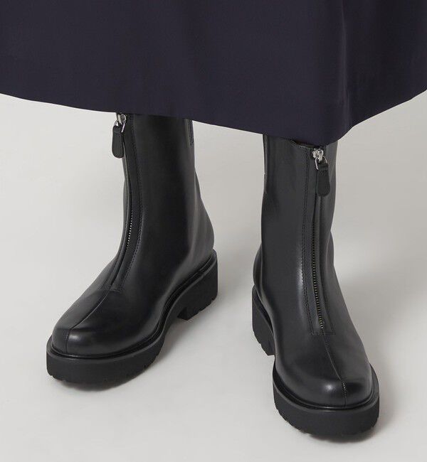 ODETTE E ODILE「センターメタルジップ ショートブーツ45&uarr;」|ショートブーツ|