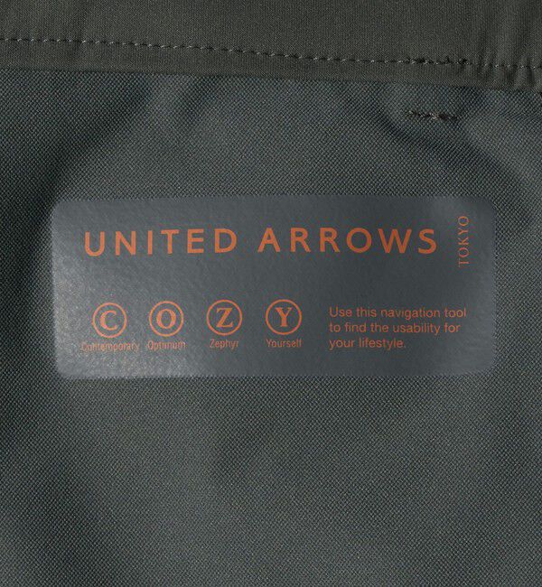 UNITED ARROWS「ダブルクロス ノープリーツ パンツ UA COZY ウォッシャブル ２WAYストレッチ はっ水」|スーツ|