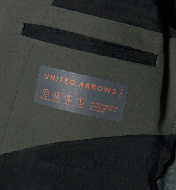 UNITED ARROWS「ダブルクロス シングル 2ボタン テーラードジャケット UA COZY ウォッシャブル ２WAYストレッチ はっ水」|スーツ|