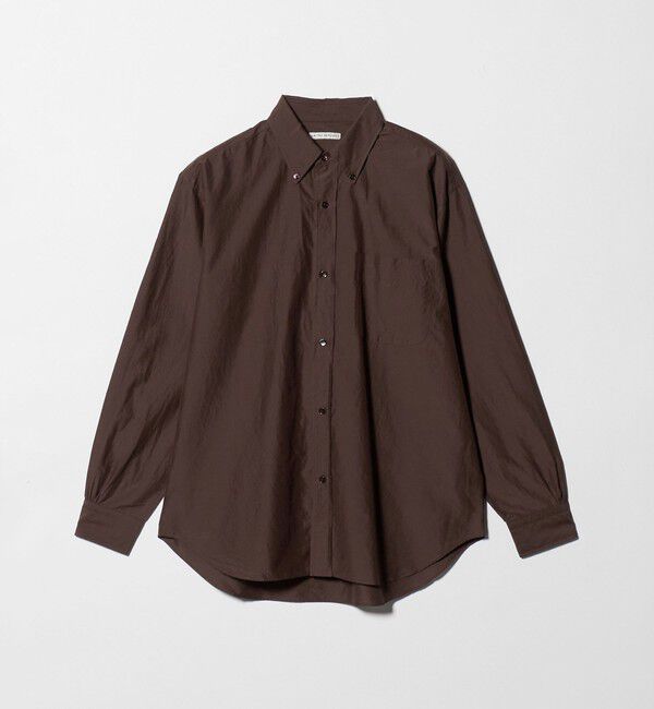 UNITED ARROWS「ヨネザワ シルクポプリン ボタンダウン シャツ「 SLOW &　」」|シャツ・ブラウス|