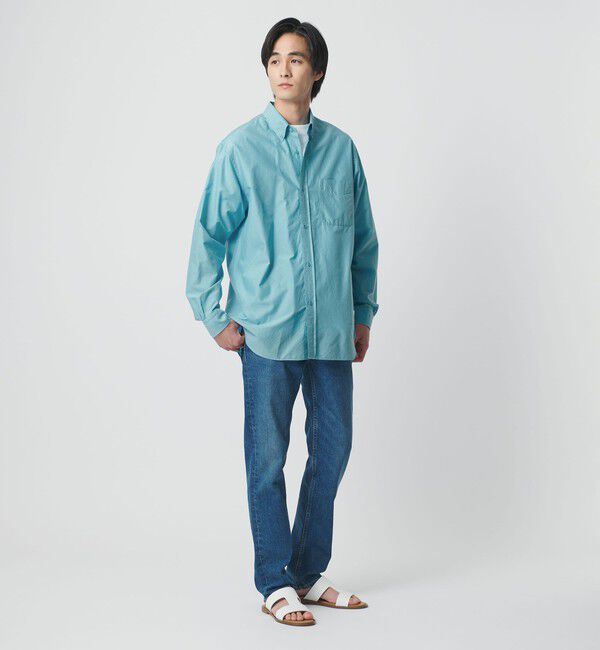 UNITED ARROWS「ヨネザワ シルクポプリン ボタンダウン シャツ「 SLOW &　」」|シャツ・ブラウス|