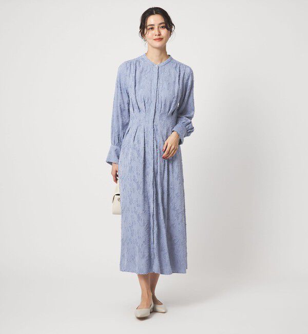 UNITED ARROWS green label relaxing「ジャガード ウエスト タック ワンピース 3」|ワンピース|