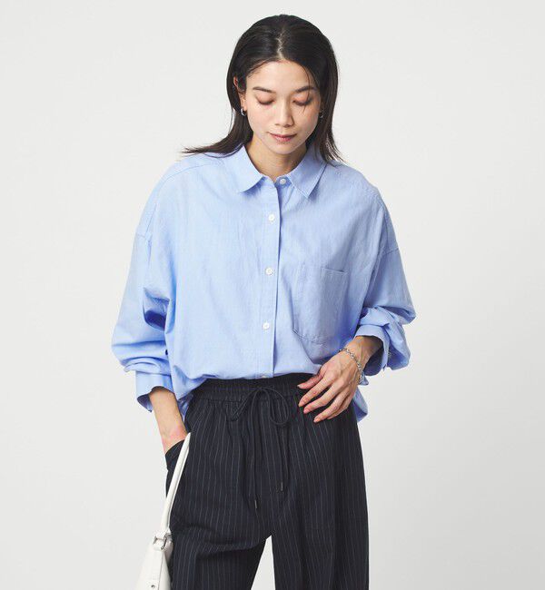 UNITED ARROWS green label relaxing「［size SHORTあり］オックス オーバー シャツ」|シャツ・ブラウス|