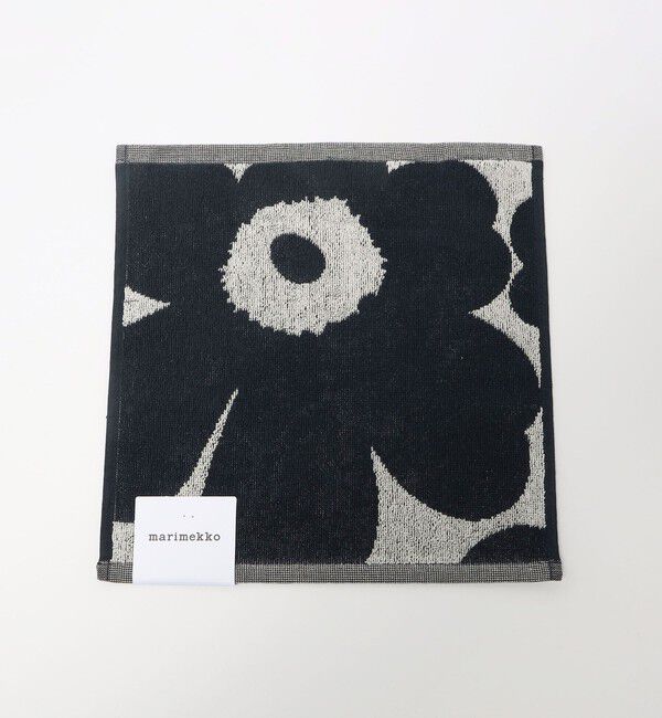 BEAUTY&YOUTH UNITED ARROWS「＜marimekko＞Unikko 麻混ミニタオル」|タオル|BLACK