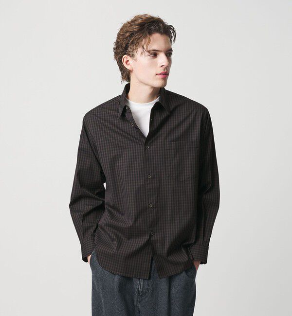 BEAUTY&YOUTH UNITED ARROWS「MUTED ギンガムチェック レギュラーシャツ FORM型」|シャツ・ブラウス|