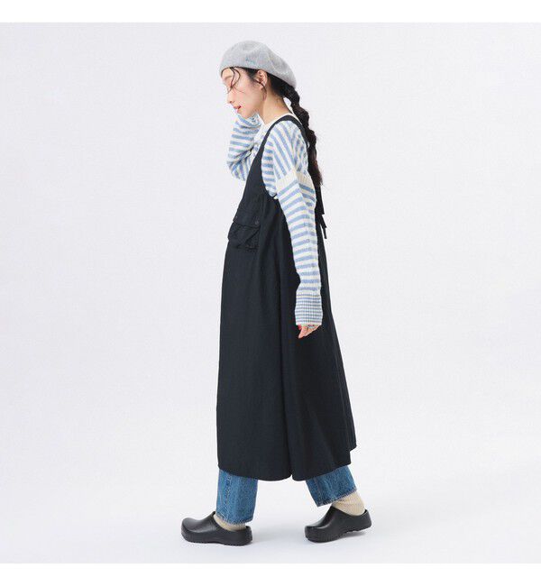 BEAMSBOY「ナイロン タッサー C-1 ノースリーブ ワンピース」|ワンピース|