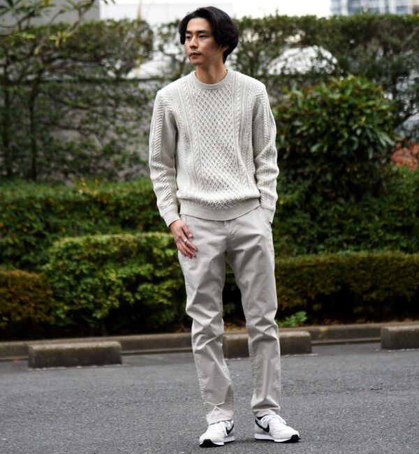 SHIPS「SHIPS:〈抗菌加工〉japan quality カラー テーパード スリム チノパンツ」|チノ|