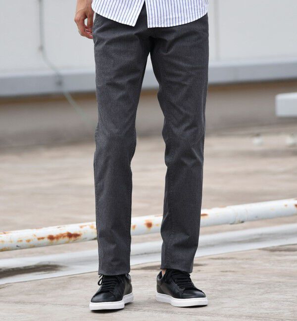 SHIPS「SHIPS:〈抗菌加工〉japan quality カラー テーパード スリム チノパンツ」|チノ|