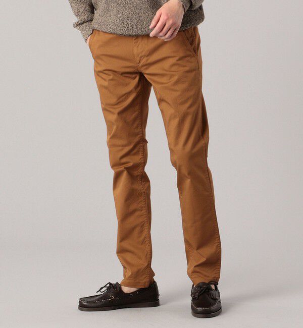 SHIPS「SHIPS:〈抗菌加工〉japan quality カラー テーパード スリム チノパンツ」|チノ|