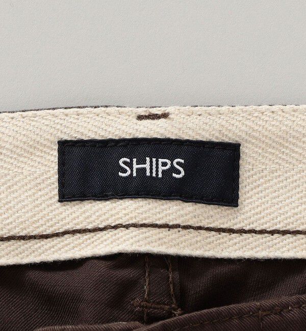 SHIPS「SHIPS:〈抗菌加工〉japan quality カラー テーパード スリム チノパンツ」|チノ|