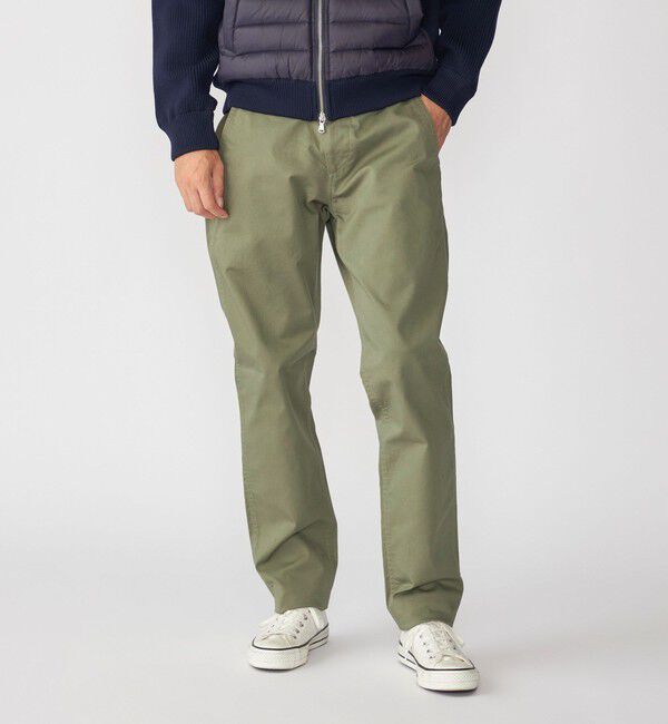 SHIPS「SHIPS:〈抗菌加工〉japan quality カラー テーパード スリム チノパンツ」|チノ|