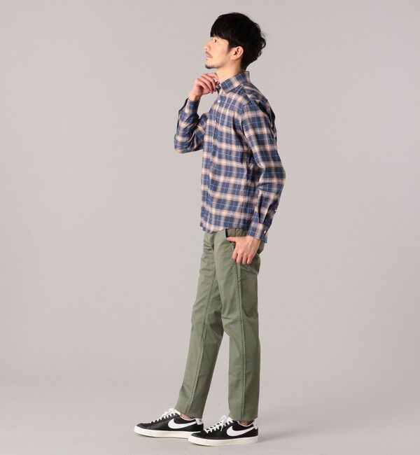 SHIPS「SHIPS:〈抗菌加工〉japan quality カラー テーパード スリム チノパンツ」|チノ|