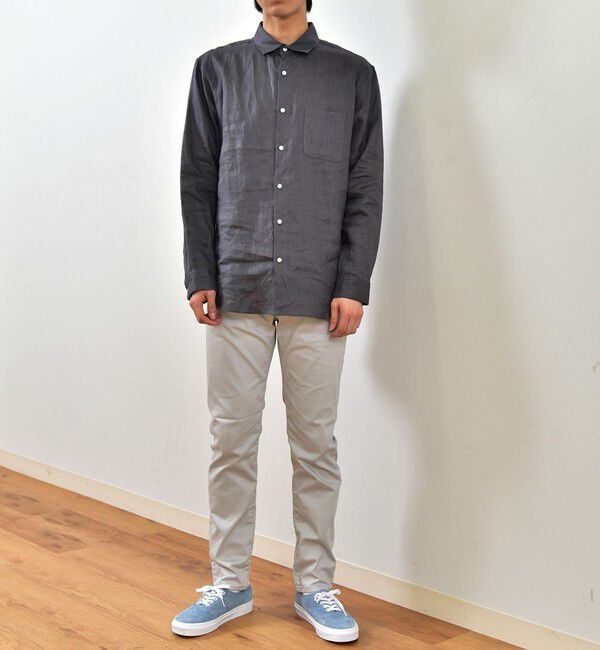 SHIPS any「【SHIPS any別注】GROWN&SEWN: WAERREN スリム 5ポケット チノパン」|チノ|