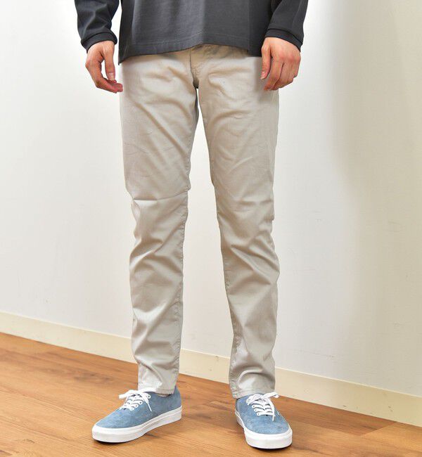 SHIPS any「【SHIPS any別注】GROWN&SEWN: WAERREN スリム 5ポケット チノパン」|チノ|