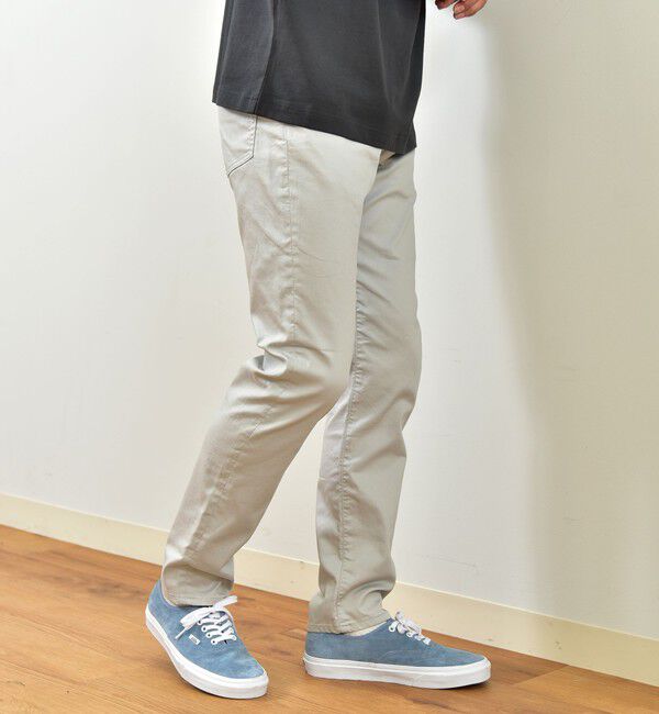 SHIPS any「【SHIPS any別注】GROWN&SEWN: WAERREN スリム 5ポケット チノパン」|チノ|