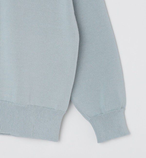 SHIPS「SHIPS:〈手洗い可能〉7ゲージ 2プライ ストローヤーン ギマ クルーネック ニット」|ニット・セーター|