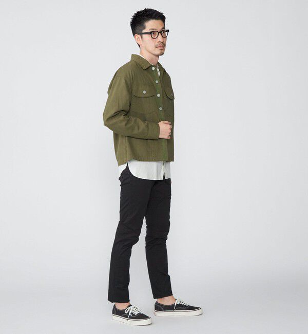 SHIPS「SHIPS: ミリタリー カバー シャツ ジャケット」|ミリタリージャケット|