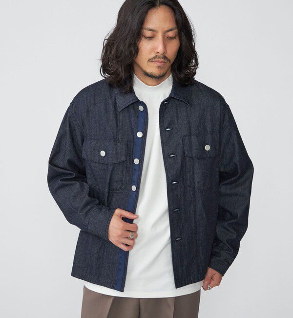 SHIPS「SHIPS: ミリタリー カバー シャツ ジャケット」|ミリタリージャケット|