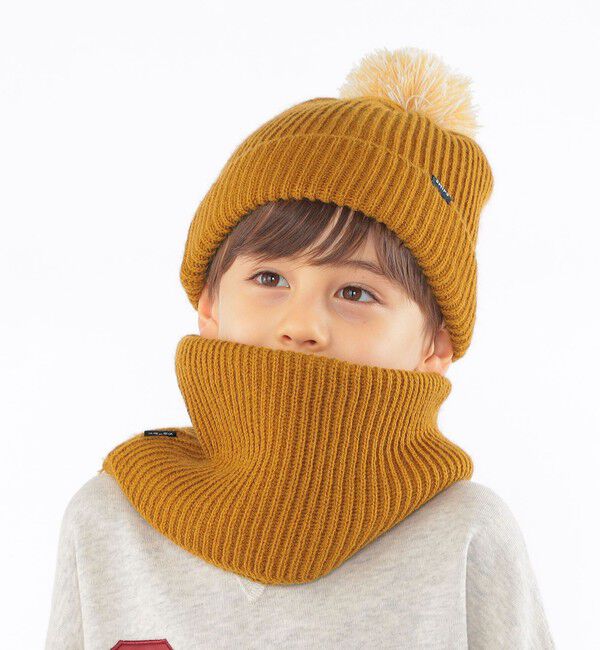 SHIPS KIDS「SHIPS KIDS:ポンポン ニット ワッチ」|ニット帽|