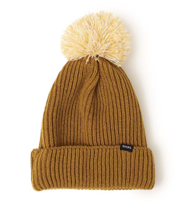 SHIPS KIDS「SHIPS KIDS:ポンポン ニット ワッチ」|ニット帽|