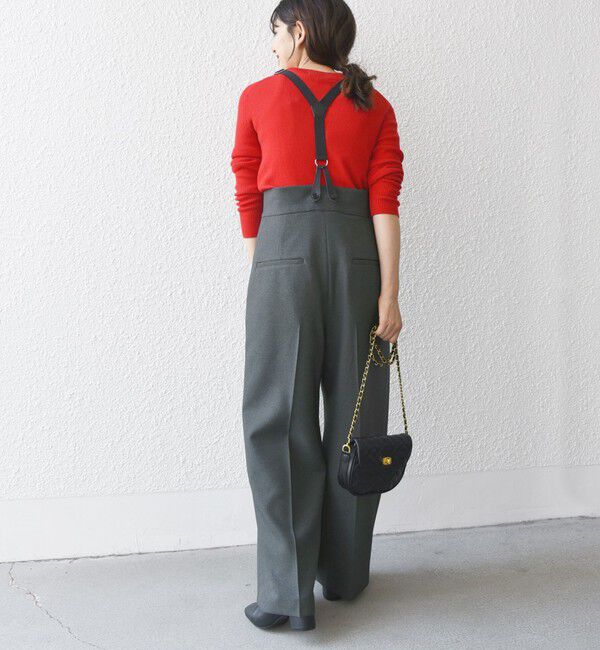 SHIPS any「SHIPS any:〈洗濯機可能〉マニッシュ サスペンダー ワイド パンツ」|その他|