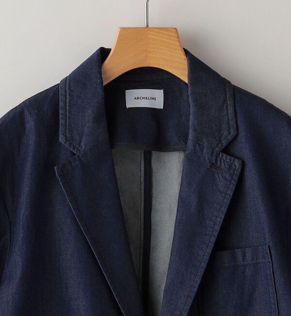 SHIPS KIDS「ARCH＆LINE:155～165cm / インディゴ ベーシック ジャケット」|テーラードジャケット|