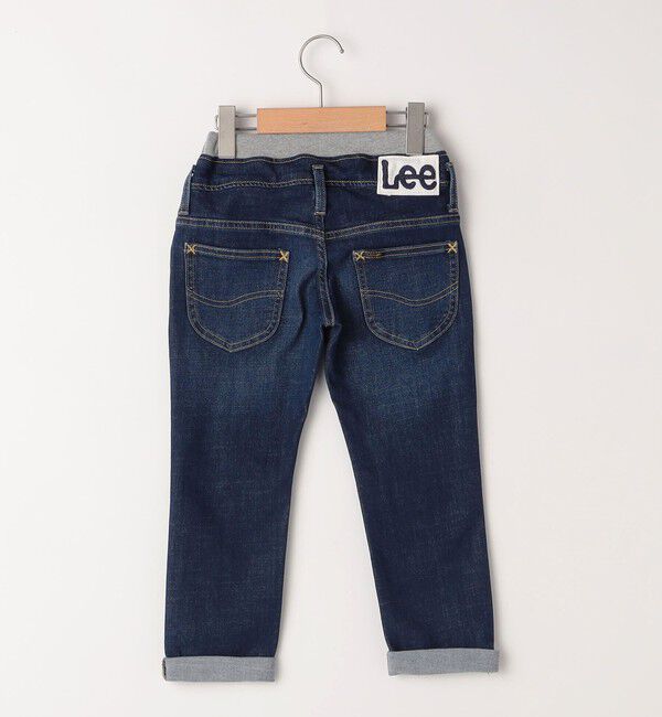 SHIPS KIDS「Lee:100～160cm / リブ ストレッチ テーパード デニム」|デニム|