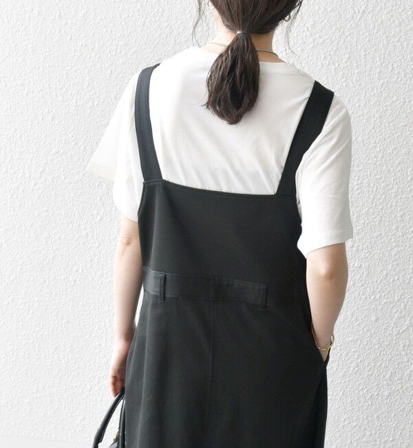 SHIPS any「SHIPS any:〈洗濯機可能〉チノ フレア ジャンパー スカート」|ジャンパースカート|