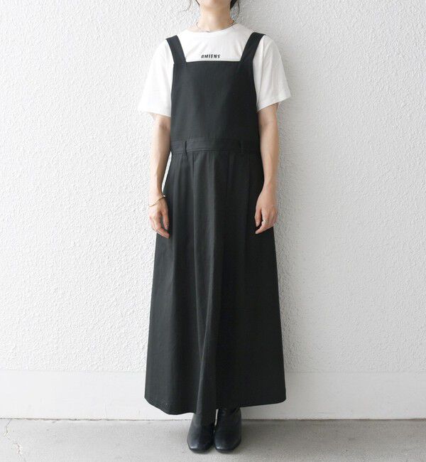 SHIPS any「SHIPS any:〈洗濯機可能〉チノ フレア ジャンパー スカート」|ジャンパースカート|