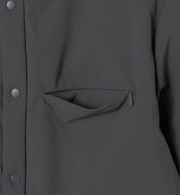 SHIPS any「SHIPS any: 〈撥水・防風等〉多機能 リップストップ 中綿  ノーカラー ブルゾン◇」|ブルゾン・スタジャン|