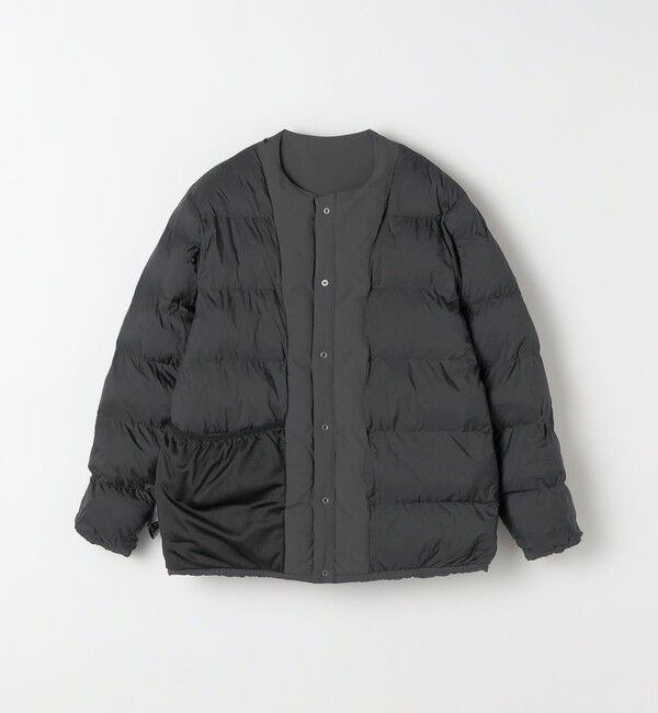 SHIPS any「SHIPS any: 〈撥水・防風等〉多機能 リップストップ 中綿  ノーカラー ブルゾン◇」|ブルゾン・スタジャン|