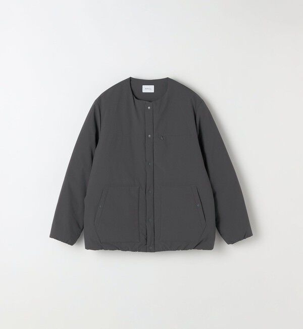 SHIPS any「SHIPS any: 〈撥水・防風等〉多機能 リップストップ 中綿  ノーカラー ブルゾン◇」|ブルゾン・スタジャン|