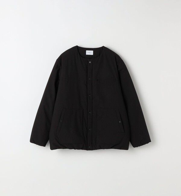 SHIPS any「SHIPS any: 〈撥水・防風等〉多機能 リップストップ 中綿  ノーカラー ブルゾン◇」|ブルゾン・スタジャン|