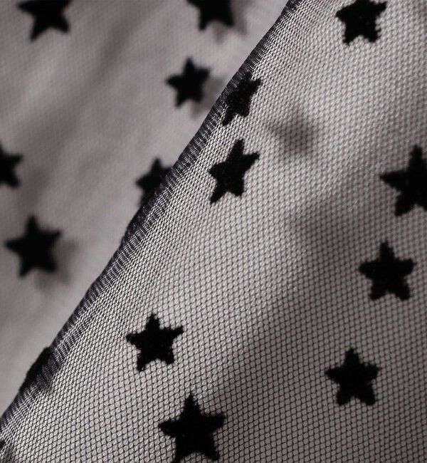 SHIPS for women「【WEB限定】スター チュール レイヤード TEE」|Tシャツ・カットソー|