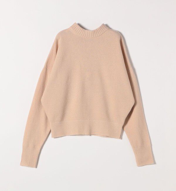 quaranciel「《一部追加予約》quaranciel: AQUA カシミヤ ミックス 2way ハイネック カーディガン」|カーディガン|