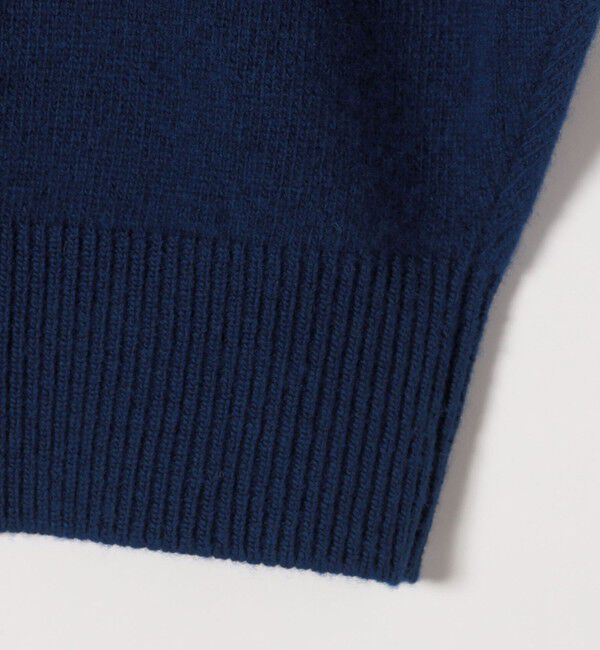 quaranciel「《一部追加予約》quaranciel: AQUA カシミヤ ミックス 2way ハイネック カーディガン」|カーディガン|