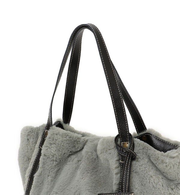SHIPS any「【SHIPS any別注】Folna: 2WAY フェイクファー バッグ 25AW」|トートバッグ|