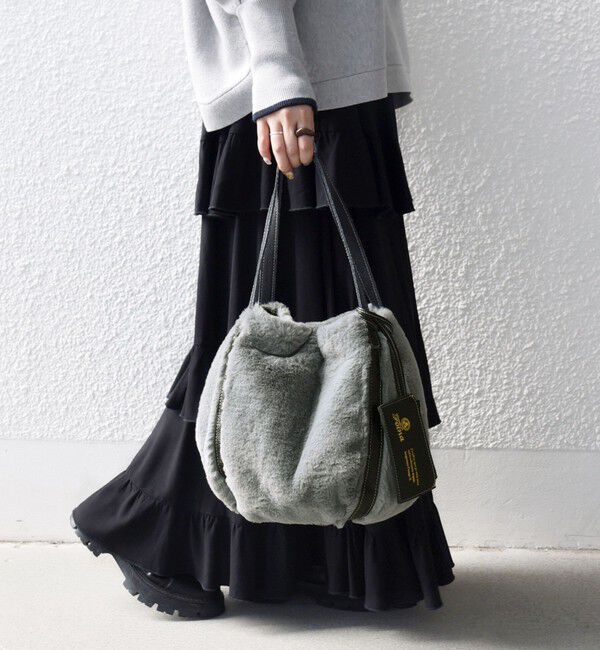 SHIPS any「【SHIPS any別注】Folna: 2WAY フェイクファー バッグ 25AW」|トートバッグ|