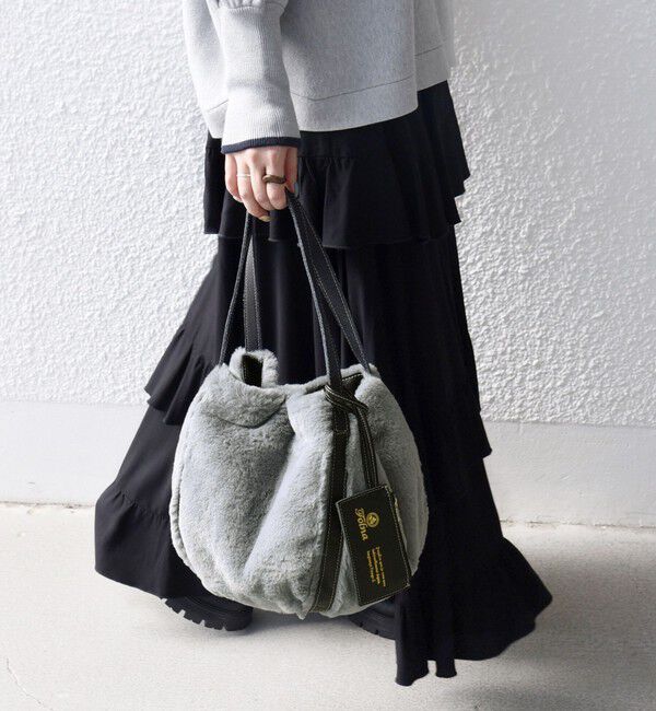 SHIPS any「【SHIPS any別注】Folna: 2WAY フェイクファー バッグ 25AW」|トートバッグ|
