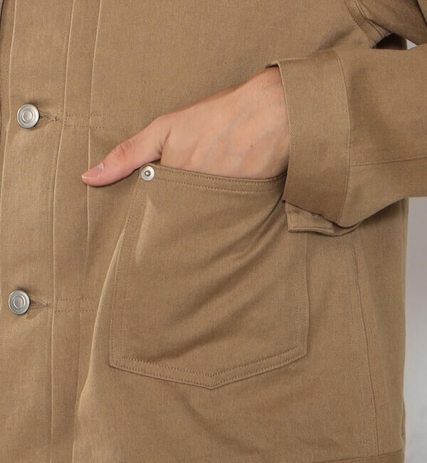 GALERIE VIE「オーガニックコットンツイル ブルゾン」|ブルゾン・スタジャン|