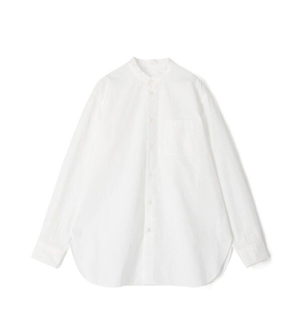 GALERIE VIE「コットンブロード スタンドカラーシャツ」|シャツ・ブラウス|11 ホワイト